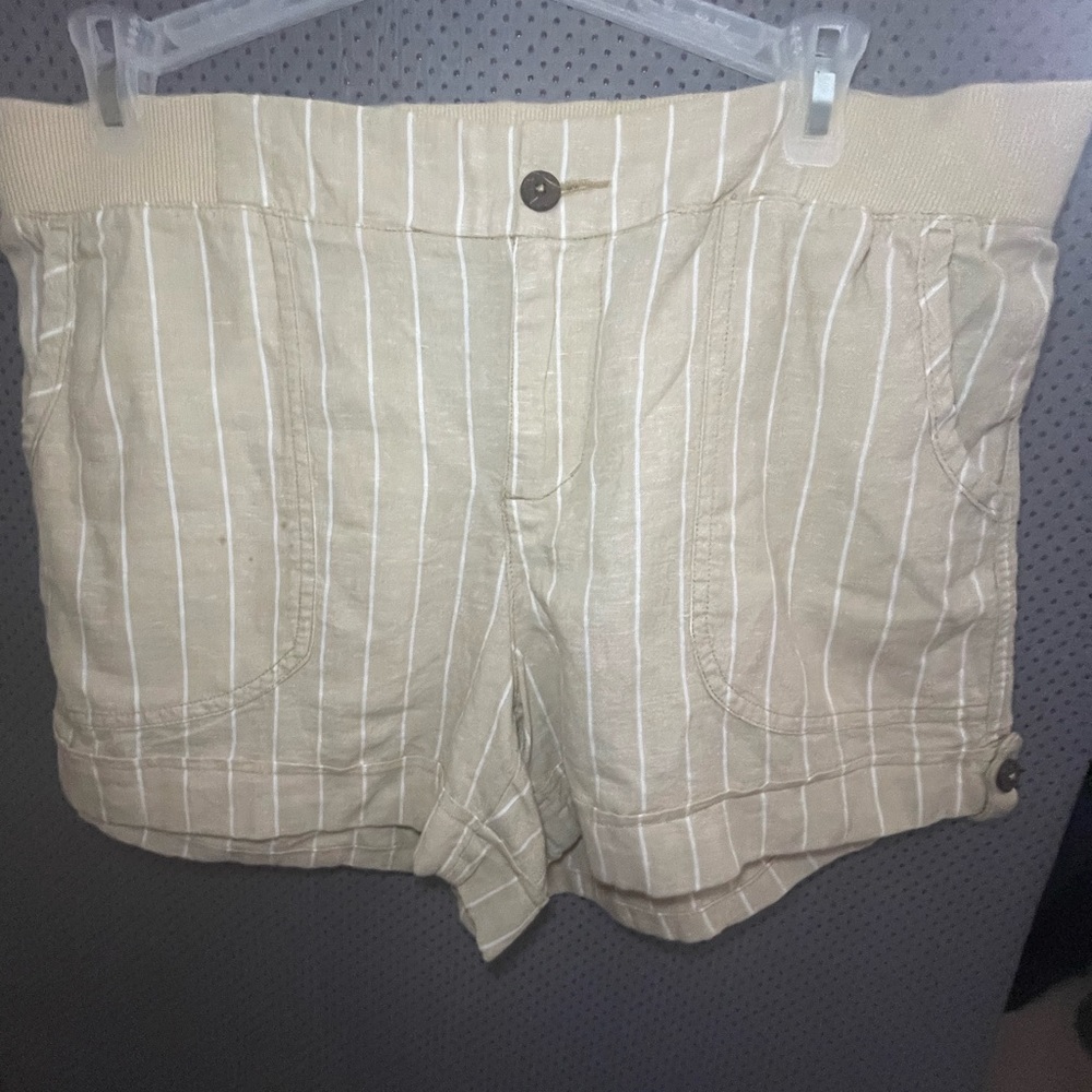 Carve Designs Striped Tan Shorts